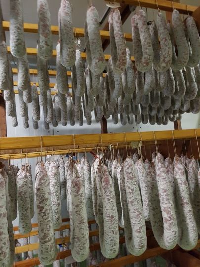 Saucisson d'ardèche à l'ancienne 400g La Fermette Marseille La Valentine