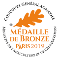 Médaille de Bronze au Concours Général Agricole Paris 2019